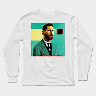 Messi  in suit Long Sleeve T-Shirt